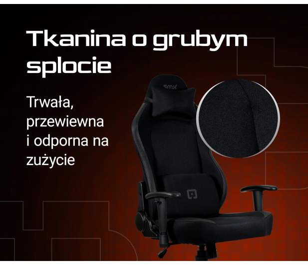 SMX Fotel gamingowy Askja - 1156821 - zdjęcie 8